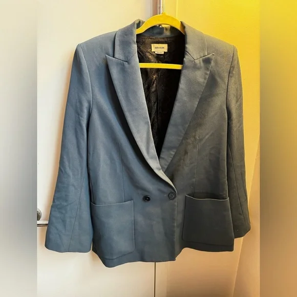 ZADIG&VOLTAIRE Visko Crepe Blazer - Picture 4 of 5
